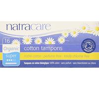 Natracare Organic Applicator Tampons Super with Biodegradable Cardboard Applicator, 1 x Pack of 16 Tampons (16 tampons Total)
