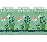 Natracare Natural Curved Panty Liners with Organic Cotton | 30 Liners x 3 Packs