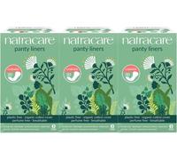 Natracare Natural Curved Panty Liners with Organic Cotton | 30 Liners x 3 Packs