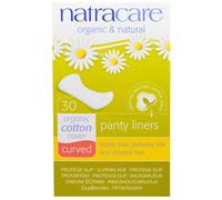 Natracare, & Natural Panty Liners, Curved, 30 Liners