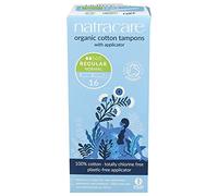 Natracare Organic All Cotton with Applicator Tampons Regular - 12 x Packs of 16 (192 Tampons)