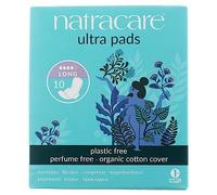 Natracare Organic And Natural Ultra Pads with Wings Long - pack of 10