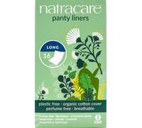 Natracare Organic Cotton Individually Wrapped Panty Liners - Long - Pack of 16