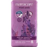 Natracare Organic Cotton Maxi Pads - Night Time - Pack of 10