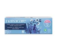 Natracare Organic Cotton Non-applicator Tampons | Super Plus Absorbency Pack of 20 x 3 | Toxin-Free, Plastic-Free