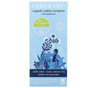 Natracare Organic Cotton Tampons Regular Absorbency with Card Applicator, 1 Pack of 16 Tampons