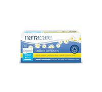 Natracare Organic Cotton Tampons Super Absorbency with Card Applicator | 1 Pack of 16 Tampons
