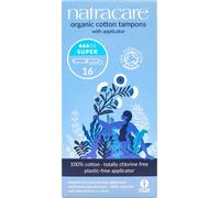 Natracare Organic Cotton Tampons with Applicator - Super - Pack of 16