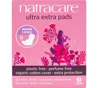 Natracare Organic Cotton Ultra Extra Pads - Long with Wings - Pack Of 8