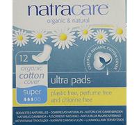 Natracare Organic Cotton Ultra Pad With Wings Super 12 Pads (Pack of 4)