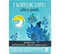 Natracare Organic Cotton Ultra Pads - Regular with Wings - Pack of 14
