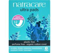 Natracare Organic Cotton Ultra Pads - Super Plus - Pack of 12