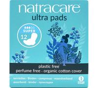 Natracare Organic Cotton Ultra Pads - Super with Wings - Pack of 12