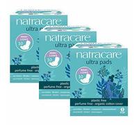 Natracare Organic & Natural Ultra Pads with Wings Long (10 Per Pack) (Pack of 3)