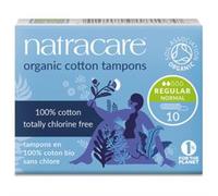 Natracare Organic Non-Applicator Tampons Regular x 10