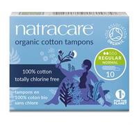 Natracare Organic Non-Applicator Tampons Regular x 10