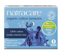 Natracare Organic Non-Applicator Tampons Regular x 10 - 4 Pack