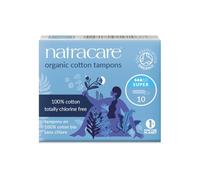 Natracare Organic Tampons Super Absorbency Without Applicator | Mini Pack x10 Tampons