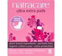 Natracare Ultra Extra Pads Long with Wings 8 pack
