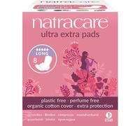 Natracare Ultra Extra Pads Long with wings 8's - 2 Pack