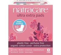 Natracare Ultra Extra Pads Super with wings 10's - 4 Pack
