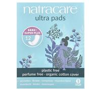 Natracare Ultra Pads, Organic Cotton Cover, Super Plus, 12 Pads