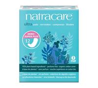 Natracare Ultra Pads Without Wings | Super Plus Absorbency | Pack of 12 X 4