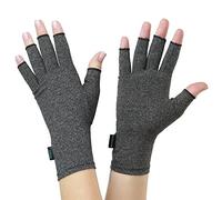 NatraCure Arthritis Gloves - Compression Gloves for Arthritis Pain Relief, Rheumatoid, Osteoarthritis, Carpal Tunnel, Raynauds, Hand and Joint Pain Symptoms - 1 Pair (Medium, Grey)