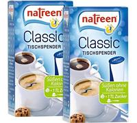 Natreen Classic Table Dispenser 2x500 pcs. - The calorie-free sweetener for coffee and tea / Netherlands