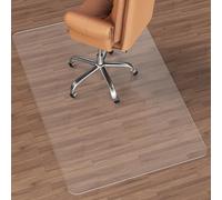 NATRKE Clear Office Chair Mat for Hard Floor, Transparent Computer Desk Chair Mat for Furniture Wooden Floor Protector for Home Office, BPA and Phthalate Free, 122 x 76 cm (48"x30")
