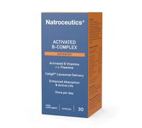 NATROCEUTICS Activated B Complex Advanced - All 8 Methylated B Vitamins - L-Theanine, Liposomal, P5P B6, Dual B12, High Strength - 30 Vegan Capsules One Per Day