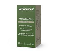 NATROCEUTICS Ashwagandha BioActive - Patented Shoden - 35% Withanolides - High Strength Ashwagandha Capsules - Stress, Sleep & Mood - 60 Vegan Capsules