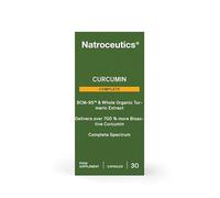 Natroceutics Curcumin Complete 30 Vegan Capsules BCM-95 & Whole Organic Turmeric Extract Delivers Over 700% More Bioactive Curcumin