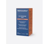 Natroceutics Glutathione SOD 30 Vegan Capsules| Liposomal Setria Glutathione| Protected Superoxide Dismutase| Increased Cellular Concentrate & Bioavailability