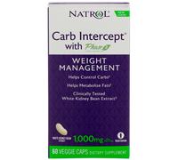 Natrol, Carb Intercept with Phase 2, Weight Management , 60 Veggie Caps
