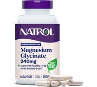 Natrol High Absorption Magnesium Glycinate 240mg Capsules 60 count