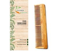 Natsbyte Kacchi Neem Comb, Wooden Comb | Hair Growth, Hairfall, Dandruff Control | Hair Straightening, Frizz Control | Comb for unisex | Treated with Oil