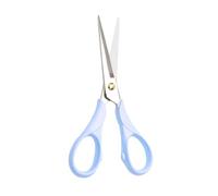 NatSumeBasics 6.5" Office Scissors Blue Craft Scissors Round Body All Purpose Scissor Professional Tailor Dressmaker Fabric Shears (Blue)