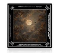 NATSUNO Dark Moody Halloween Fall Full Moon Mahjong Mat(31.5″x31.5″)