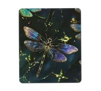 NatTco Dragonfly Print Mousepad Square Mousepad with Non-Slip Rubber Base Gaming mousemat Waterproof Funny Mousepad Washable Computer mousepads for Laptop Office Home Working 8.3 x 10.3 in