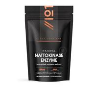 Nattokinase 100mg (2000 FU) - Made with BioPerine® for Enhanced Abosorption - 90 Vegan Capsules (3 Months Supply) - Resealable and Recyclable Pouch by Alpha01