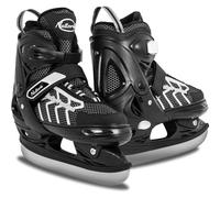 Nattork Adjustable Kids Ice Skate for Boys Girls Adult, Soft Padding and Reinforced Ankle Support Ice Hockey Skates (Grey, Medium (32-36))