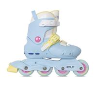 Nattork Kinder Inline Skates for Girls, 4 Adjustable Sizes, Inline Skates for Girls (Blue, EU(32-36))