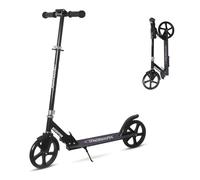 Nattork Scooter for Children 8-12, Teenagers and Adults, Height Adjustable, Foldable Kick Scooter with Large, Scooter for Boys and Girls, Navy Blue