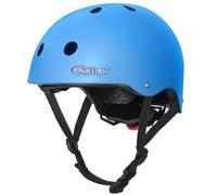 Nattork Skateboard Blue Helmet Protective Gear for Kids Multi-Sport Scooter Helmet with Removable Liner for Bike, Scooter, Inline Skate, Roller Skate, Suitable for Youth