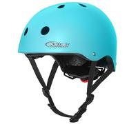 Nattork Skateboard Grey Helmet Protective Gear for Kids Multi-Sport Scooter Helmet with Removable Liner for Bike, Scooter, Inline Skate, Roller Skate, Suitable for Kids