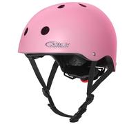 Nattork Skateboard Pink Helmet Protective Gear for Kids Multi-Sport Scooter Helmet with Removable Liner for Bike, Scooter, Inline Skate, Roller Skate, Suitable for Kids