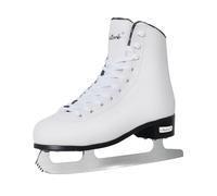 Nattork White Excellence Figure Skates - Stainless Steel Blades for Improved Support, Strength, Performance and Ultimate Comfort for Girls and Boys