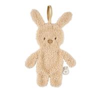 Nattou Baby Rabbit Comforter - Beige Soft Cuddly Blanket with Pacifier Holder, Teddy Collection, Ideal for Newborns & Infants