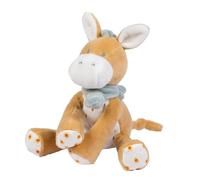 Nattou Cuddly Donkey Leo, 21 cm, Dark Warm Beige